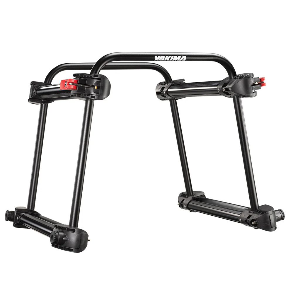hitchski ski & board conversion mount for bike hitch rack fits up to 6 pairs of ski or 4 snowboards