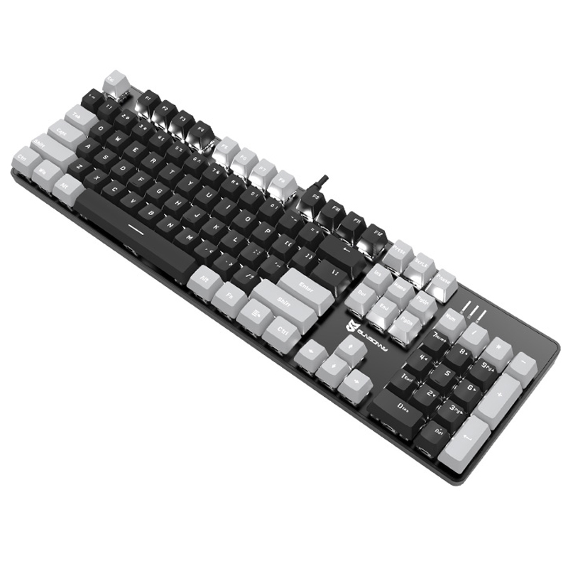 SUVSONY N-j9 Pro Rgb Backlit Gaming Keyboard Black And White Color Matching 104keys Keyboard