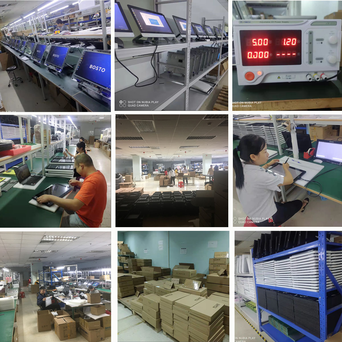 Custom logo Drawing Tablet 15.6 Inch Graphics Drawing Monitor Pen Display with high resolution BOSTO tablet 16HD