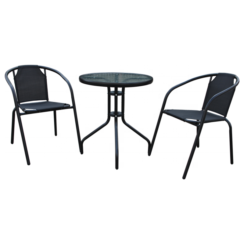 Wholesale Office Chair 3 PCS Patio Wicker Rattan Furniture Set Patio Wicker Rattan Table