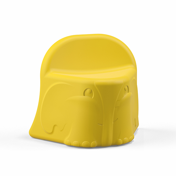 Plastic Backrest Stool Non-slip Kid's Change Shoe Bench
