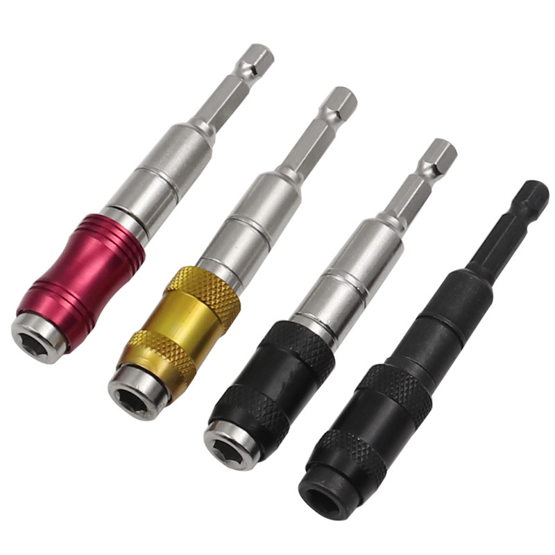 Electric Drill Screwdriver Lengthened Conversion Extension Bit Adapter Hexagon Handle Quick Release Self-locking Connecting Rod