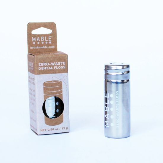 Ecological packaging Plastic Free Eco Friendly Fio Dental Floss With Oem Label