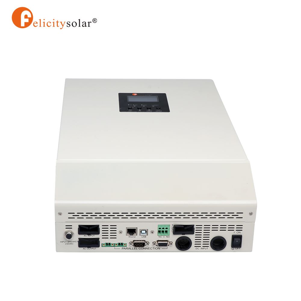 Лучшая цена 5kva/4kw 48v 230v инвертор с чистым синусом Гибридный солнечный инвертор Встроенный со слежением за максимальной точкой мощности, блок управления установкой на солнечной батарее 60A
