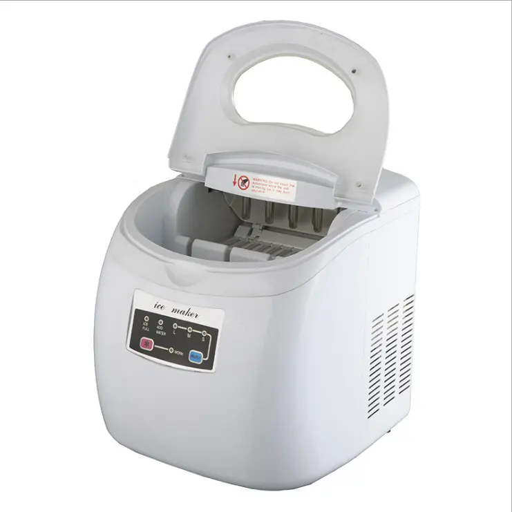 Intelligent control small 15KG household/commercial manual water filling automatic ice cube maker