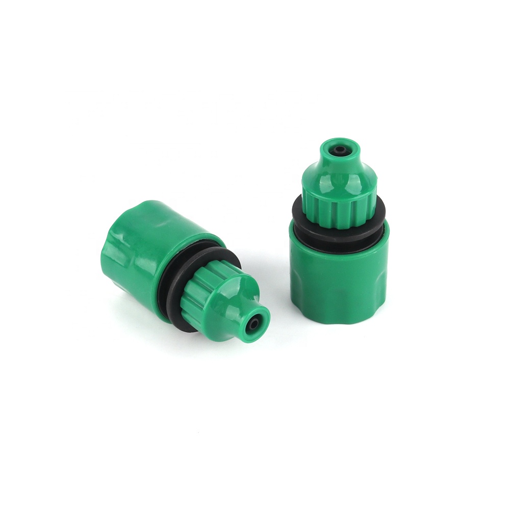 Plastic Irrigation Watering Tubing Quick Connector For Garden Courtyard