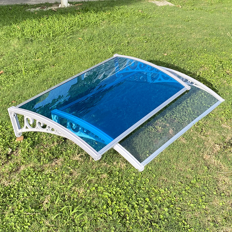 Sale Outdoor Pc Window Awning Canopy Front Door Canopy Shades Polycarbonate Coated Plastic Awning