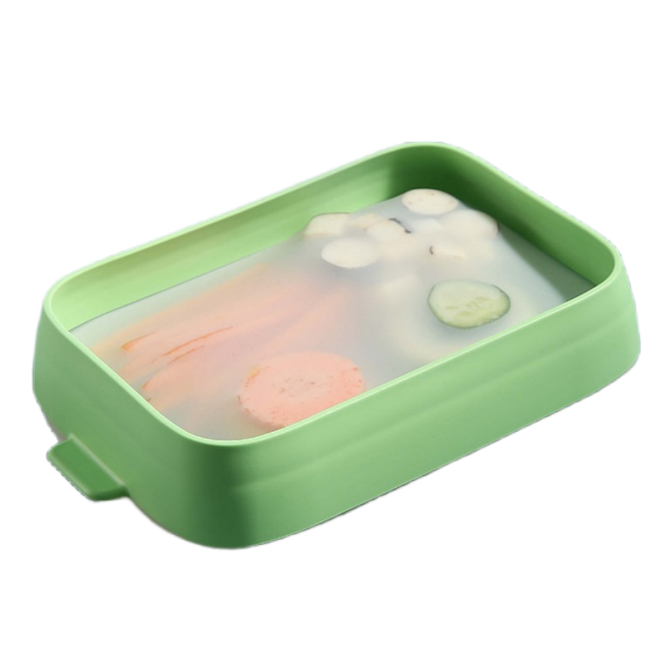 silicone Vegetable Anti-Oxidation Storage Box keeps avocados fresh Reusable Storage Containers for fridge