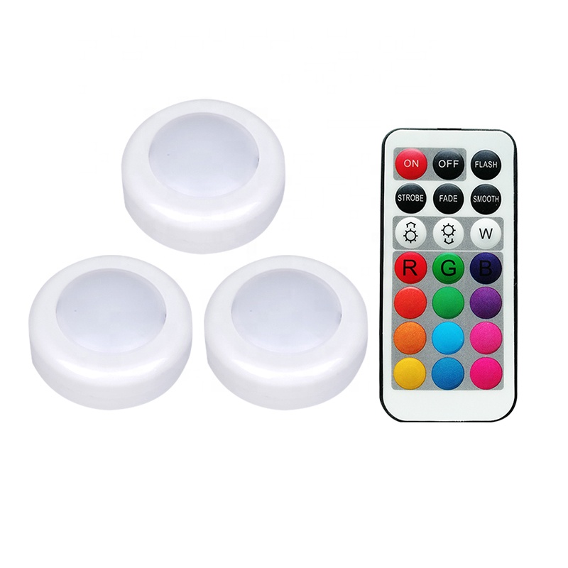 Горячая продажа 3 пакета 12 цветов RGB многоцветный Беспроводной светодиодный пульт дистанционного управления с пультом дистанционного управления для комнаты