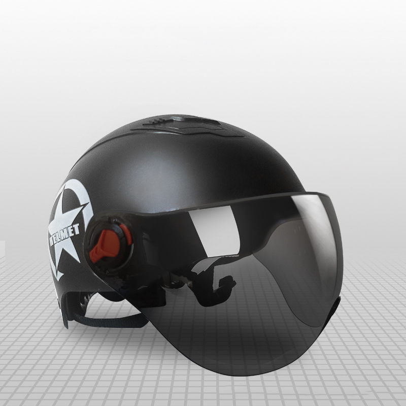 Motorcycle Helmet Classic Low Price Cheap Black Helmet Motorcycle Riding