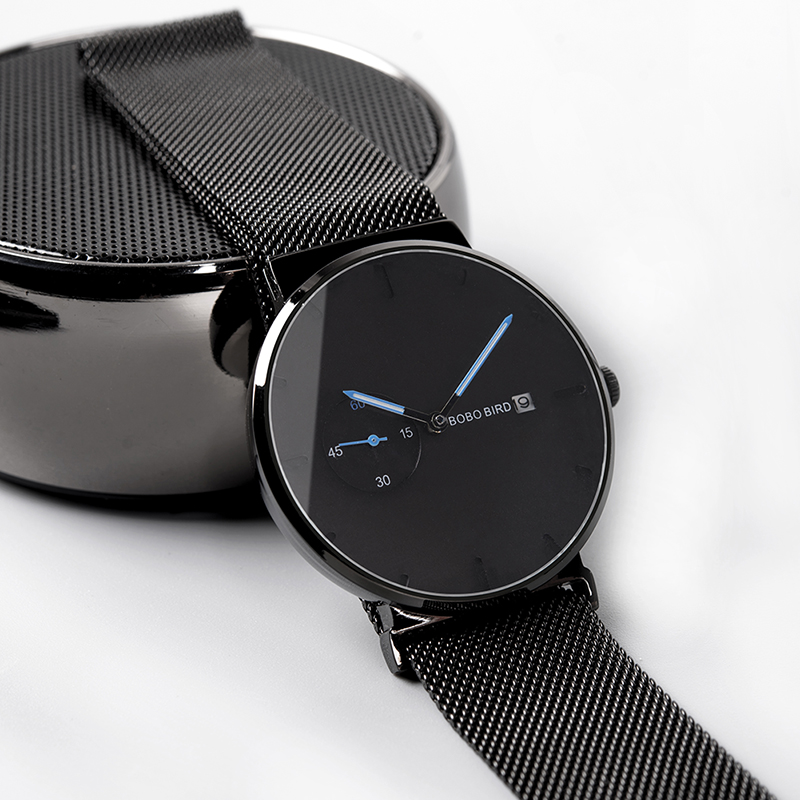 BOBO BIRD Oem водонепроницаемые часы из нержавеющей стали, модные спортивные кварцевые часы с индивидуальным логотипом, мужские Роскошные наручные часы