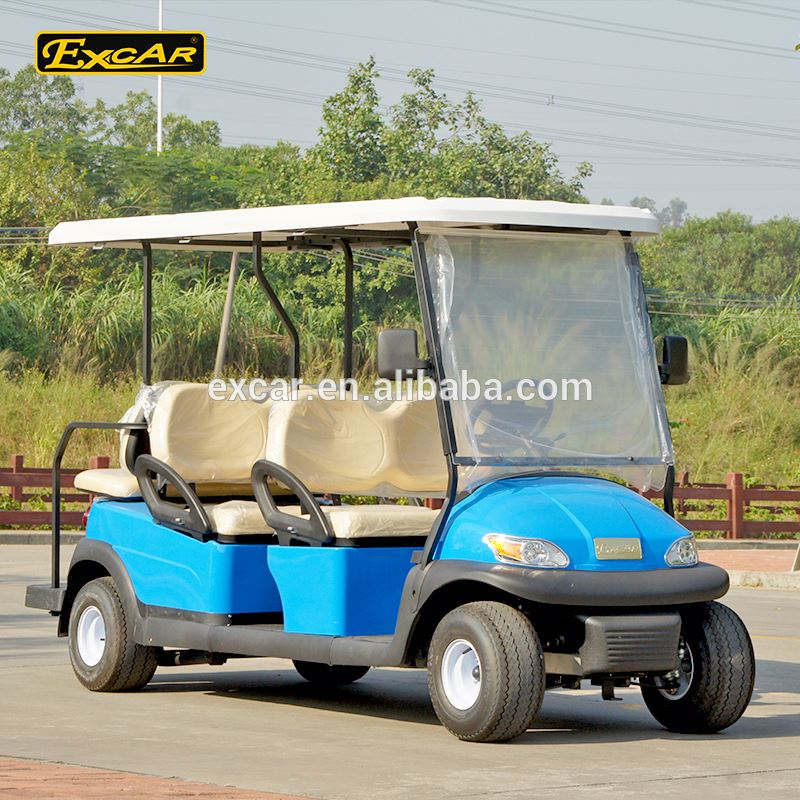 EXCAR 6 seater cheap electric golf cart golf car for sale china mini bus