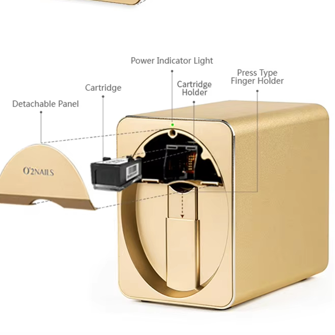 O2NAILS Smart nail printer Art Machine For DIY Nail Printing 3d automatic nail polish printer