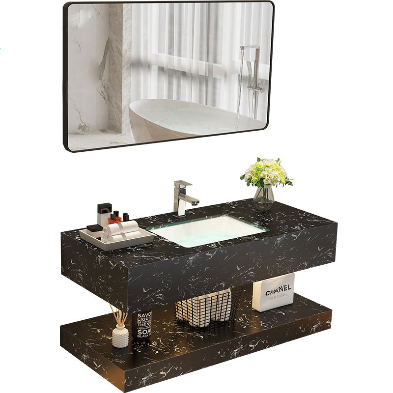 ABT001-80 muebles de bano новый дизайн туалетный столик с раковиной для ванной комнаты мраморного шкафа