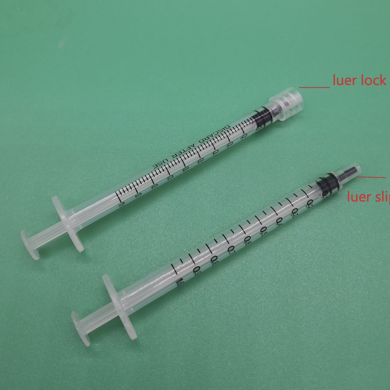 Disposable luer slip 1ml Syringe