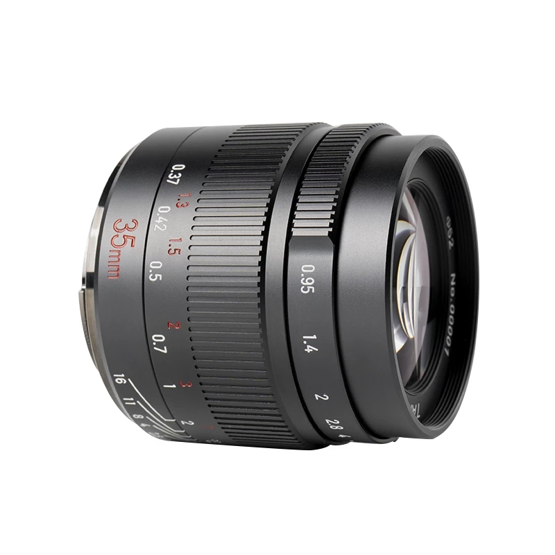 7 artisans 35 мм F0.95 ручной фокусирующий объектив с фиксированным фокусным расстоянием APS-C для фотоаппаратов Sony E mount Nikon Z Olympus M4/3 Fuji XF X Canon EF-M EOS-M