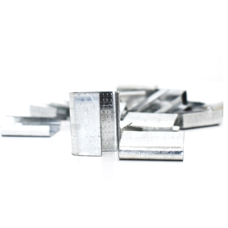 Manual Packing Strapping Seal for PET and PP 12mm 13mm 16mm 19mm PET strap Clip Steel Seal/Metal Buckle Serrated Seal