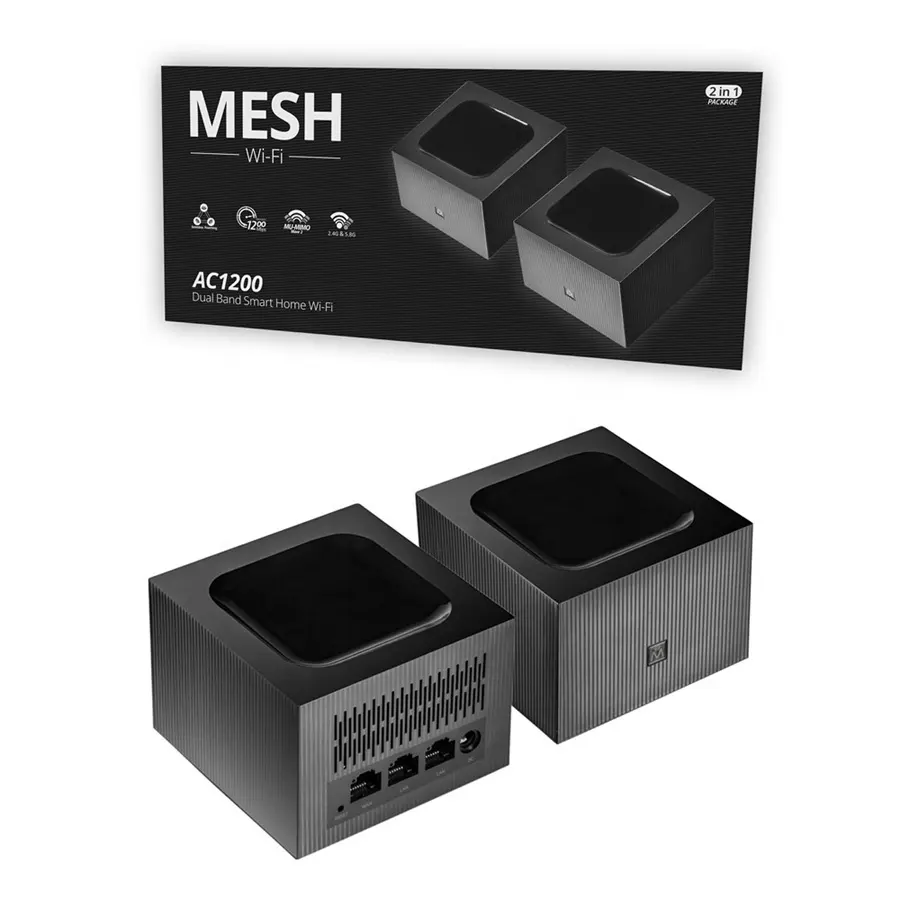 AC1200 wifi mesh Dual Band 802.11ac wifi 5 smart home wifi mesh router system