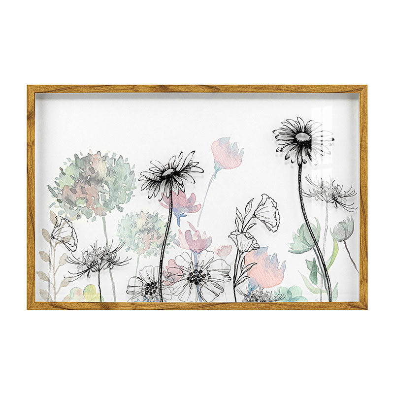 Custom Framed Floral Art Prints Home Goods Wall Art Canvas Painting