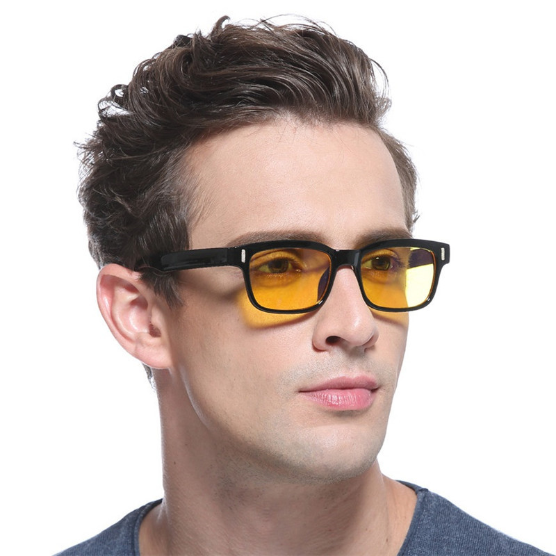 New Arrival Fashion Night Vision Glasses Blue Light Blocking Anti-Glare Eyeglasses for Driving Gaming Anti Eye Strain