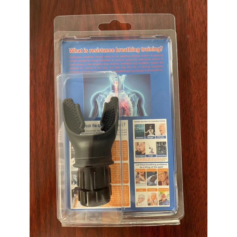 Breathing Trainer With Adjustable Custom Box Lung flexer Logo Breath Lung trainer