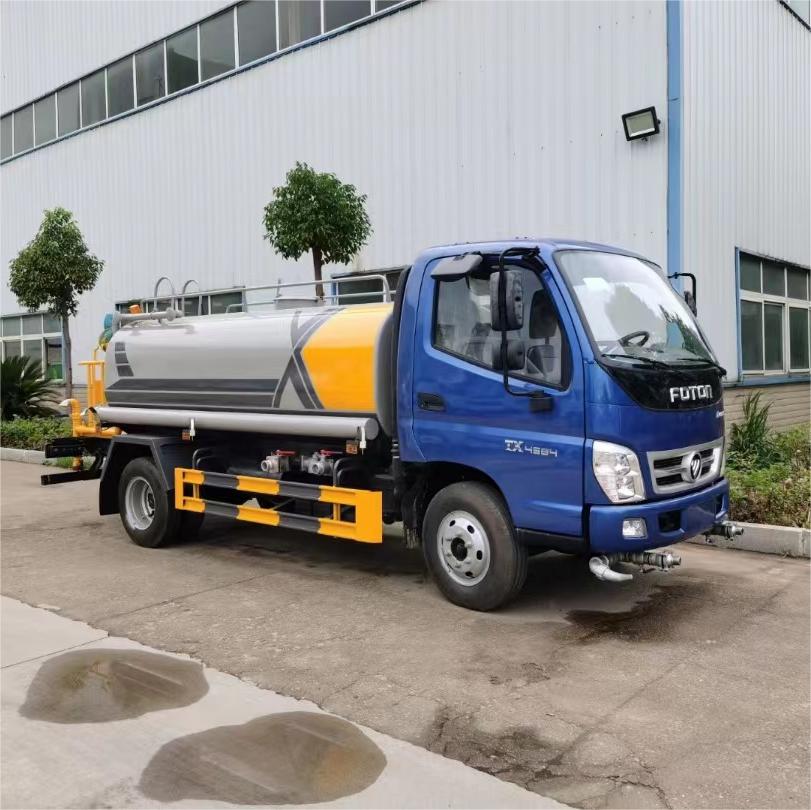 Foton, маленький 5-тонный Автоцистерна для воды, продажа, Филиппины, 5000l, Автоцистерна для распыления воды