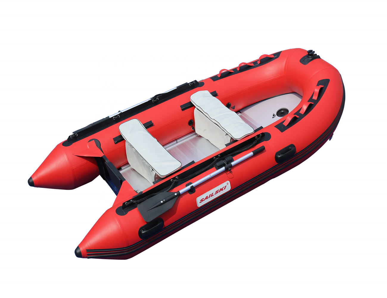 Надувная лодка SAILSKI на 5 человек, 3,3 м, с парусом, подвесной мотор 15 л.с.