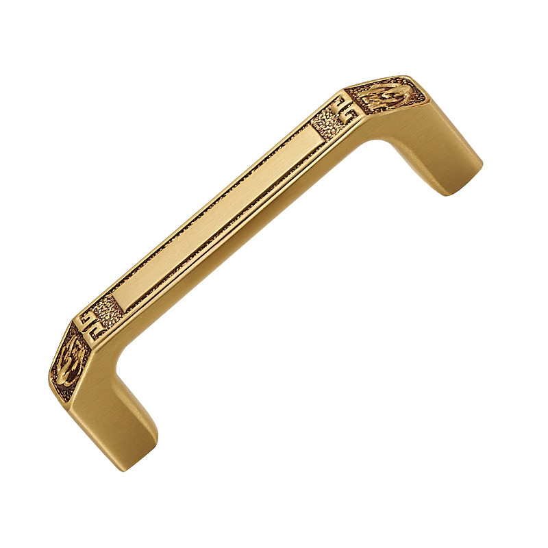 Metal brass vintage classic furniture handles gold bedroom drawer cupboard handle