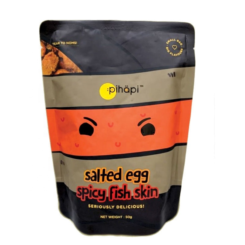 Pihapi соленое яйцо, острая рыбья кожа, закуска