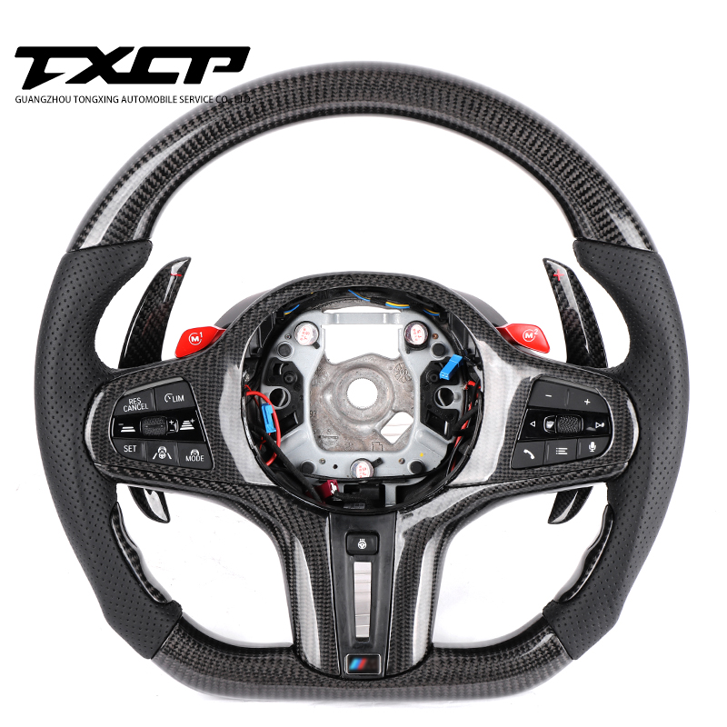 Custom Alcantar carbon fiber steering wheel for bm w G20 G29 Z4 G05 G01 G06 led m steering wheel