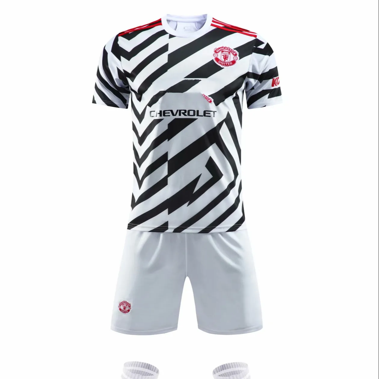 High Quality Quick Dry Soccer Jersey set Sublimated Fabric Design Custom Cheap Men's football t-shirt sports wear set