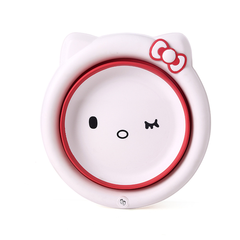 Wholesale Portable Safety Cartoon Kids Washbowl Cute Plastic Baby Wash Hand Basin