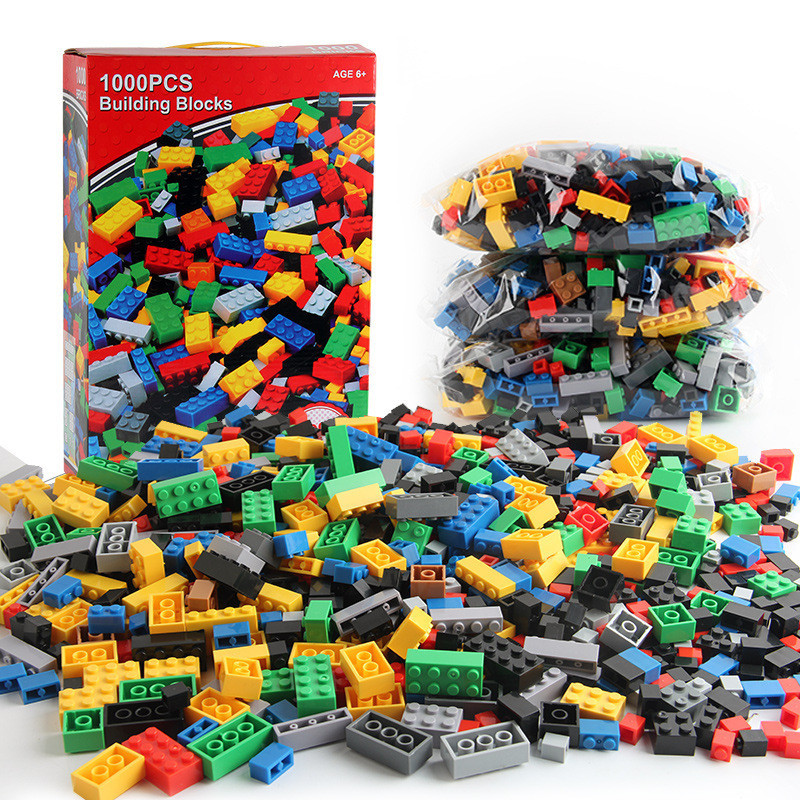 KAIZI 1000Pcs City Building Blocks Sets DIY Creative Bricks Friends Creator Parts Educational Toys for Children