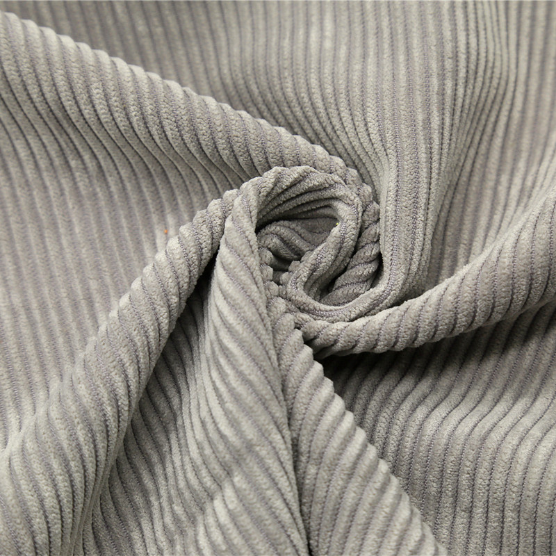 Factory Superfine Polyester/Polyamide 16W apparel fabric Pin wale corduroy