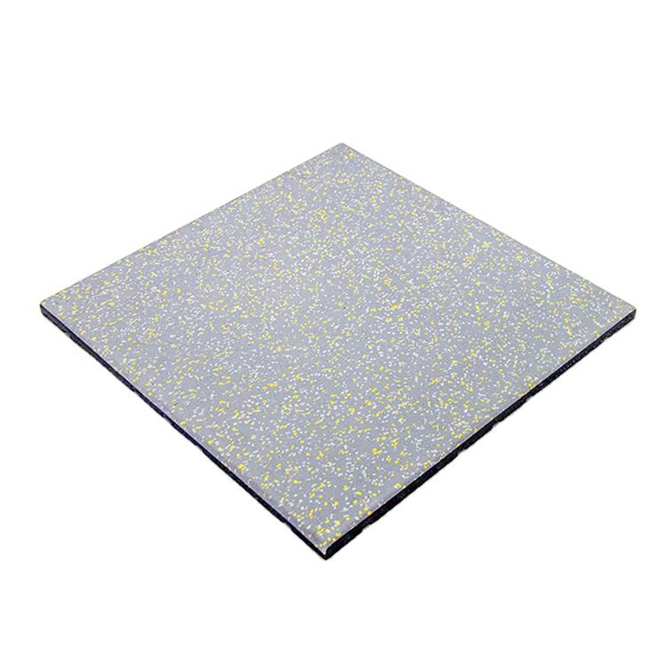 Factory cost high density with EPDM dots mat Crossfit Rubber Gym Flooring for indoor