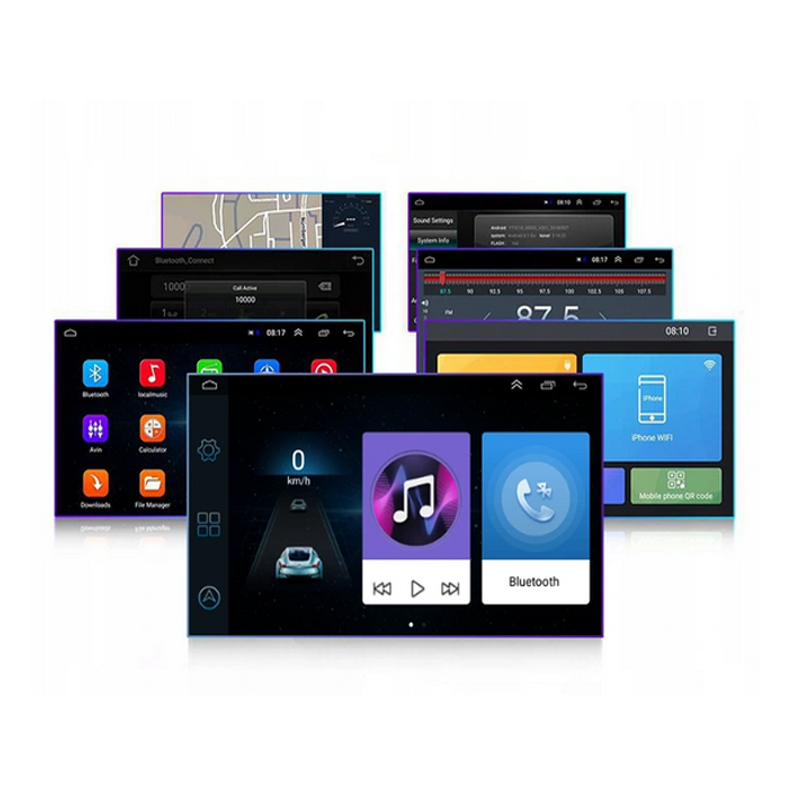 Hot sale7" Android 10.0 car media stereo naviagation autoradio Quad core for VW Golf Passat Polo Bora Seat