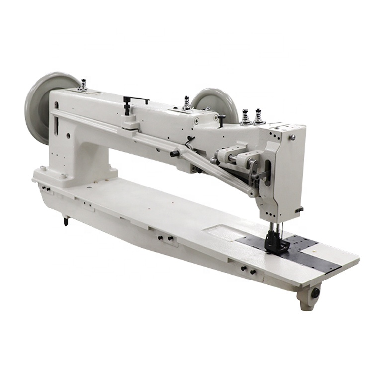 Длинные Руки heavy duty с плоской платформой техника double needle, шагающая прижимная лапка для промышленной швейной машины