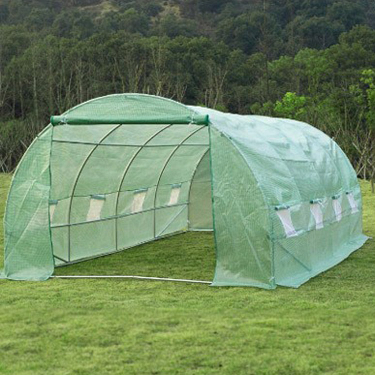 Большой теплица 20 'x 10' x 7 'Walk-In портативный зеленый дом открытый тоннель сад растение выращивание горячий дом
