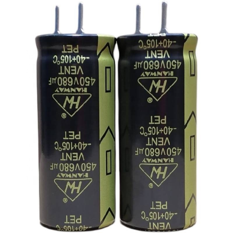 Алюминиевый электролитический конденсатор HANWAY 680UF 450V 450V 680UF 25x60mm PET 40 plus 105 градусов
