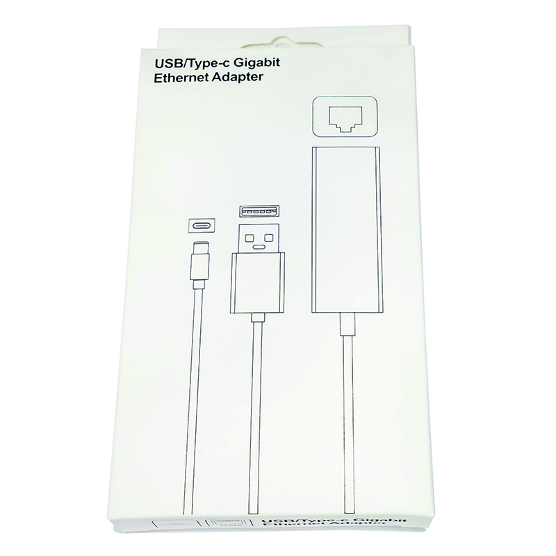 Адаптер Ethernet с USB C на Ethernet, Кабель-адаптер Gigabit Ethernet типа C, адаптер-конвертер Thunderbolt 3 на RJ45 LAN, совместимый с Mac