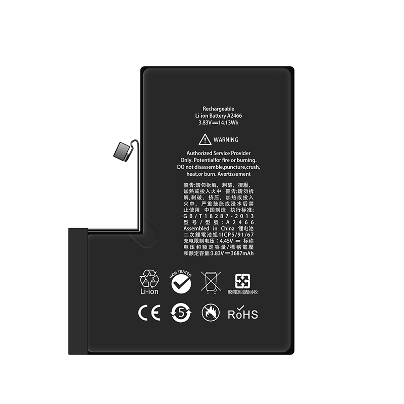New Arrivals OEM Replacement Li-ion Battery A2466 for iPhone 12 Pro Max 3687mAh 3.83V