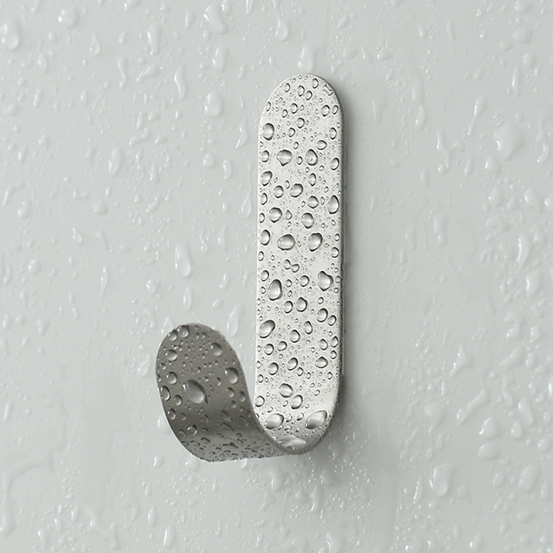 8PCS 3M Strong Adhesive Hooks Hat Hooks Hanger for Wall Waterproof Stainless Steel Wall Hangers Sticky Hooks Bathroom Kitchen
