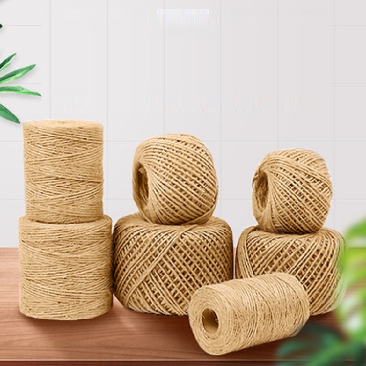 1-30 мм пеньковая веревка Лучшая цена Biodegrade Плетеный сизальских канатов веревочки 3 strand DIY декоративный джутовая веревка для упаковки