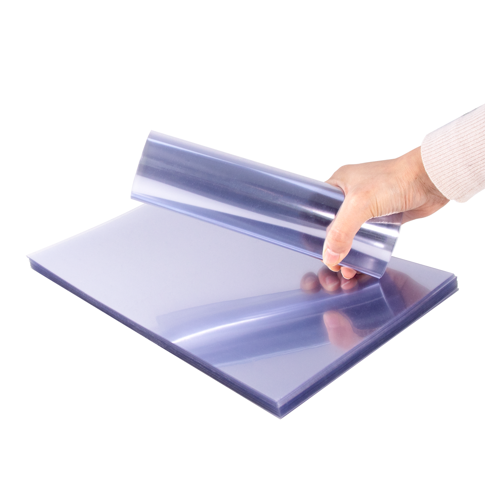 Coloured 2mm Thick Vinyl Plastic transparent color pvc packaging films soft film for Clear Table Cover Protector