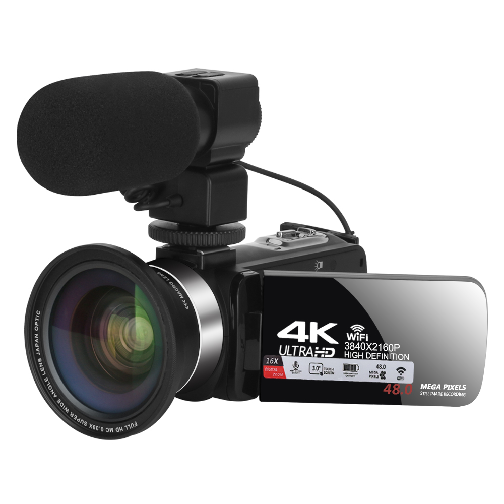 Профессиональная инфракрасная камера ночного видения с разрешением 4K, цифровая видеокамера с функцией умного приложения
