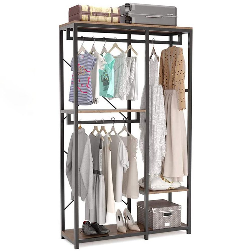 Funky Stand Pretty Garment Storage Coat Retail Apparel Clothes Rack For Store
