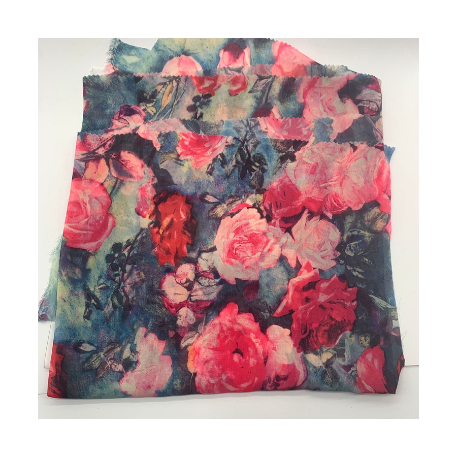 Factory Supply Discount Price High Quality Women's Wear Textile Fabric Printing 75D Printed Chiffon