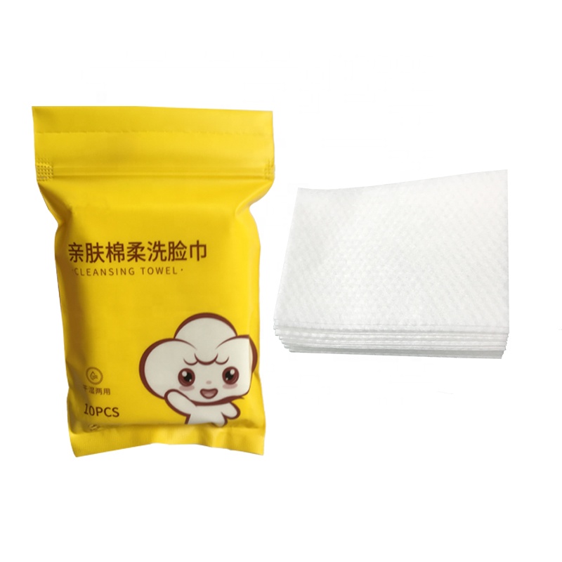 reusable nonwoven cleansing towel face towel cleansing beauty salon face wash disposable baby wipes bamboo