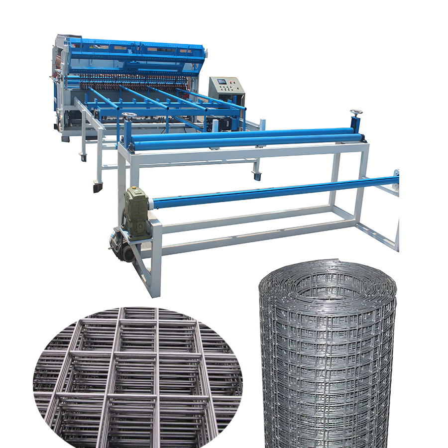 Full Automatic Welded Wire Mesh Machine For Mesh Roll or Panel(Mesh Size Can Be Changed)
