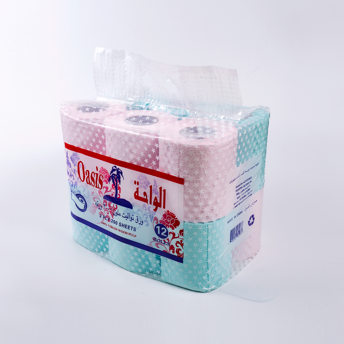 Тиснением 2ply держатель для туалетной бумаги